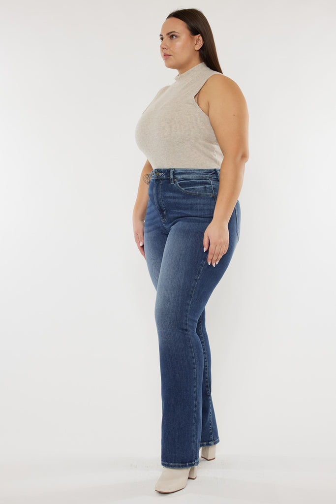 Cade High Rise Bootcut Jeans (Plus Size) - Official Kancan USA