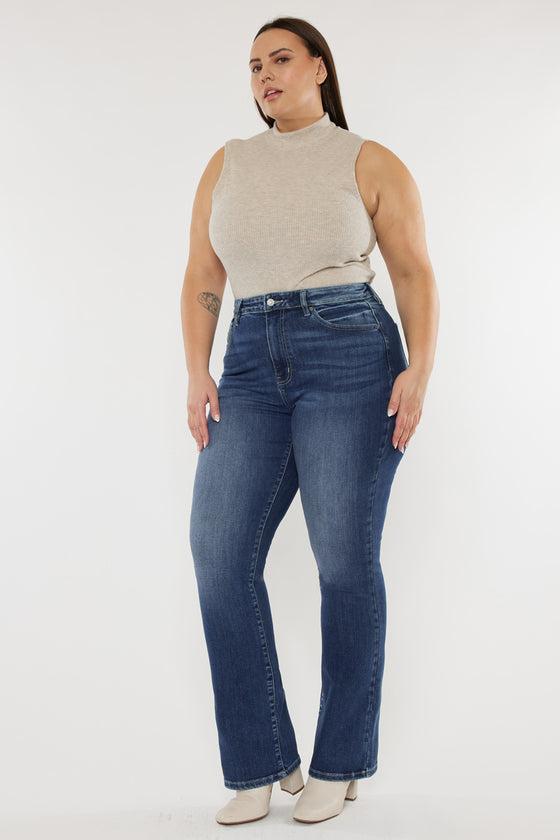 Cade High Rise Bootcut Jeans (Plus Size) - Official Kancan USA