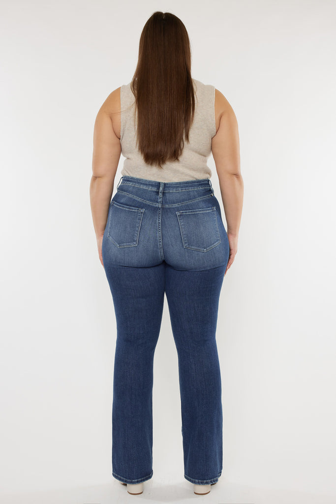 Cade High Rise Bootcut Jeans (Plus Size) - Official Kancan USA