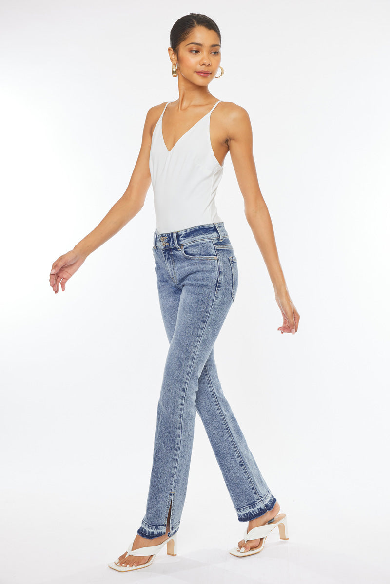 Mikali High Rise Bootcut Jeans (Plus Size) – Official Kancan USA