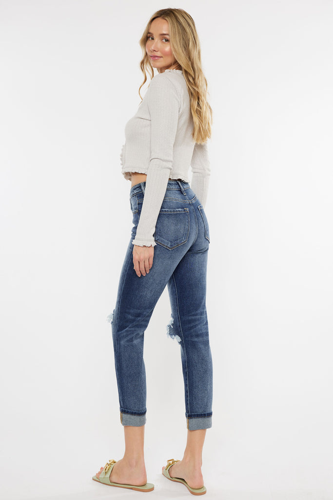 Milan High Rise Mom Jeans - Official Kancan USA