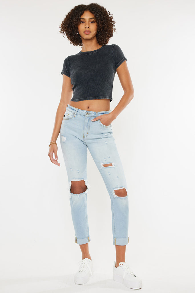 Greer Ultra High Rise Mom Jeans | Official Kancan USA