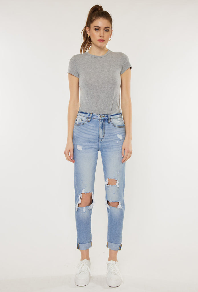 Greer Ultra High Rise Mom Jeans | Official Kancan USA