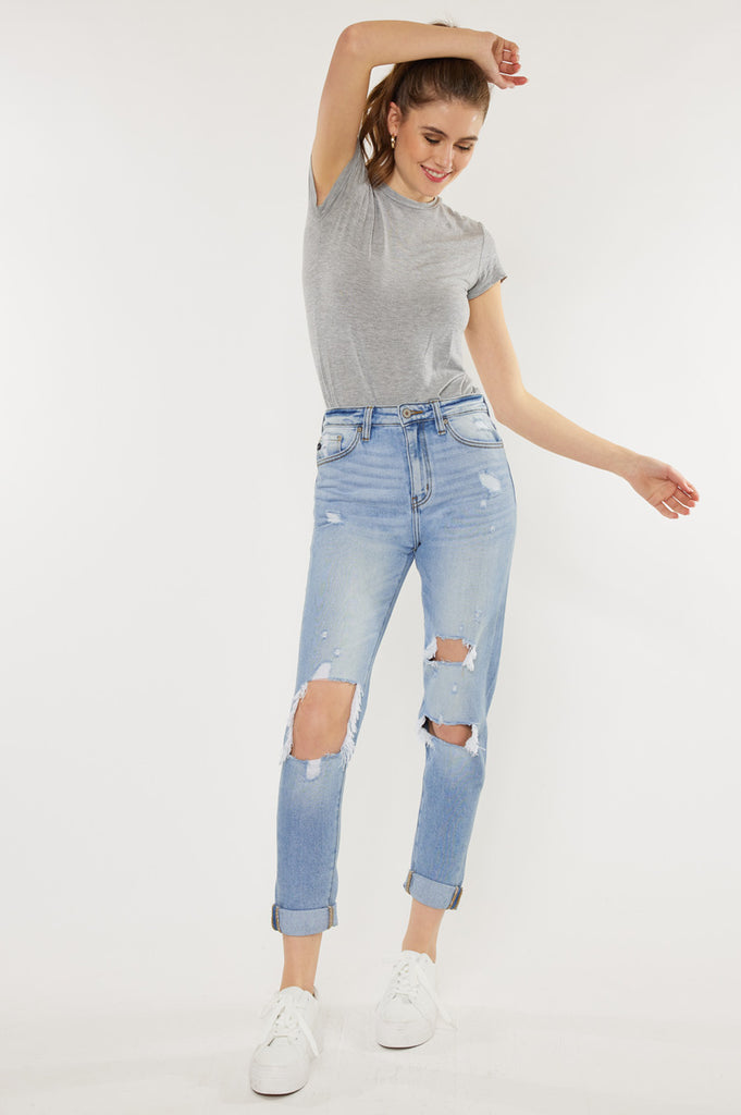 Greer Ultra High Rise Mom Jeans | Official Kancan USA