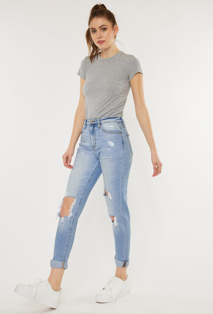 Greer Ultra High Rise Mom Jeans | Official Kancan USA