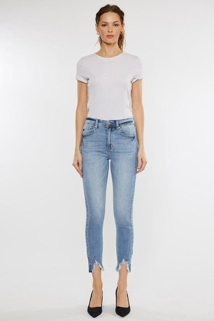 Aspen High Rise Ankle Skinny Jeans - Official Kancan USA