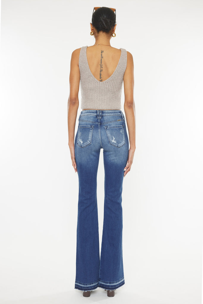 Clemont High Rise Flare Jeans - Official Kancan USA