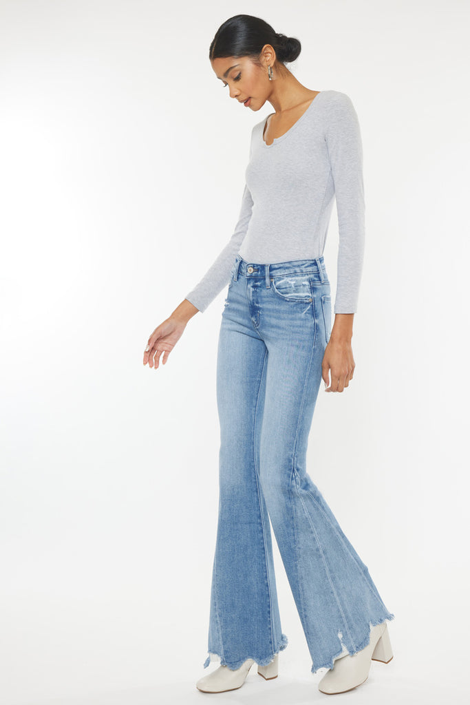 Rosecrans Mid Rise Flare Jeans - Official Kancan USA