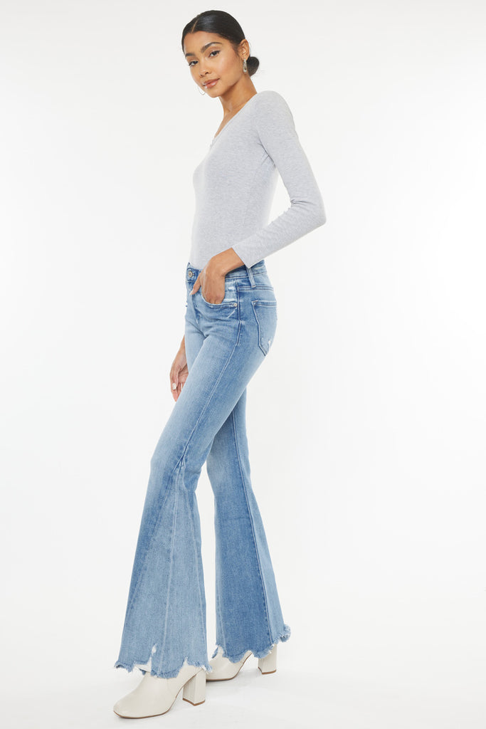 Rosecrans Mid Rise Flare Jeans - Official Kancan USA