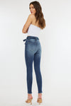 Sunny Ultra High Rise Belted Ankle Skinny Jeans - Official Kancan USA