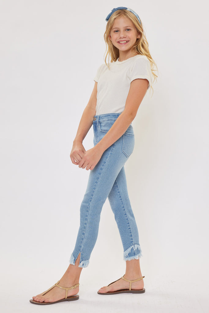 Summer High Rise Ankle Skinny Kid Jeans(NEEDS PRICE) - Official Kancan USA